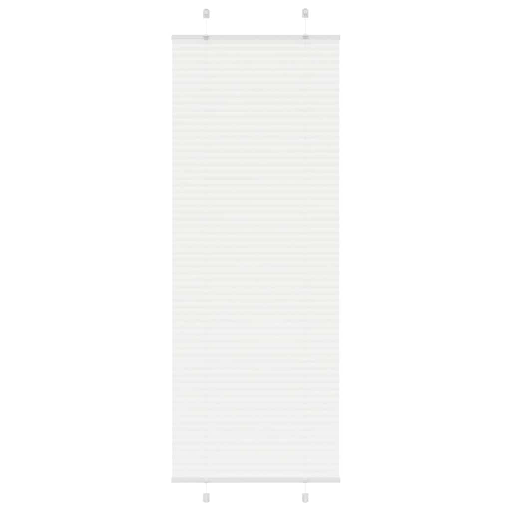 plisuota žaliuze balta 75x200 cm audinio plotis 74,4 cm