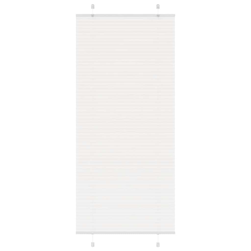 plisuota žaliuze balta 85x200 cm audinio plotis 84,4 cm