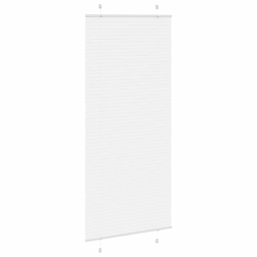 plisuota žaliuze balta 85x200 cm audinio plotis 84,4 cm