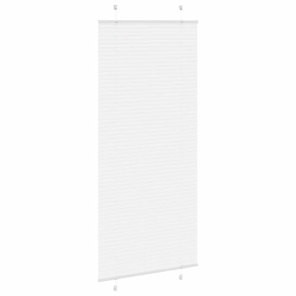 Pleated blind white 100x200 cm Fabric width 99.4 cm