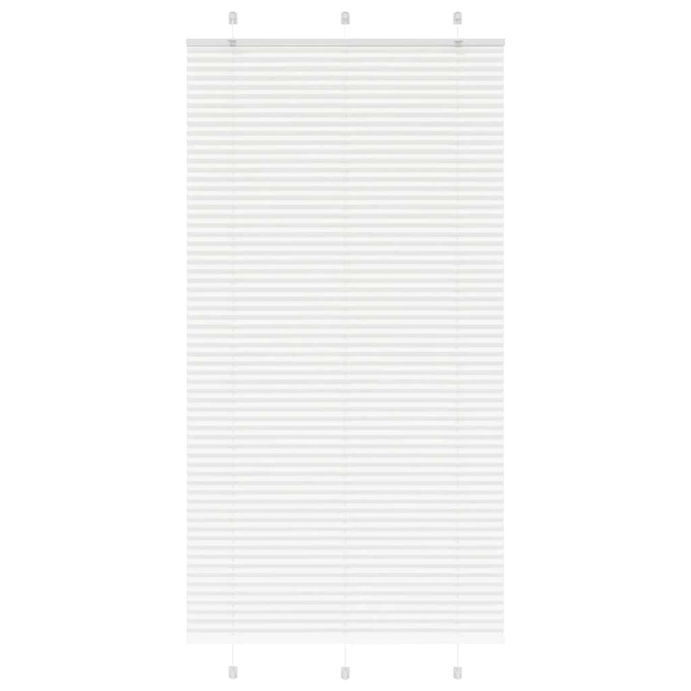 plisuota žaliuze balta 105x200 cm audinio plotis 104,4 cm