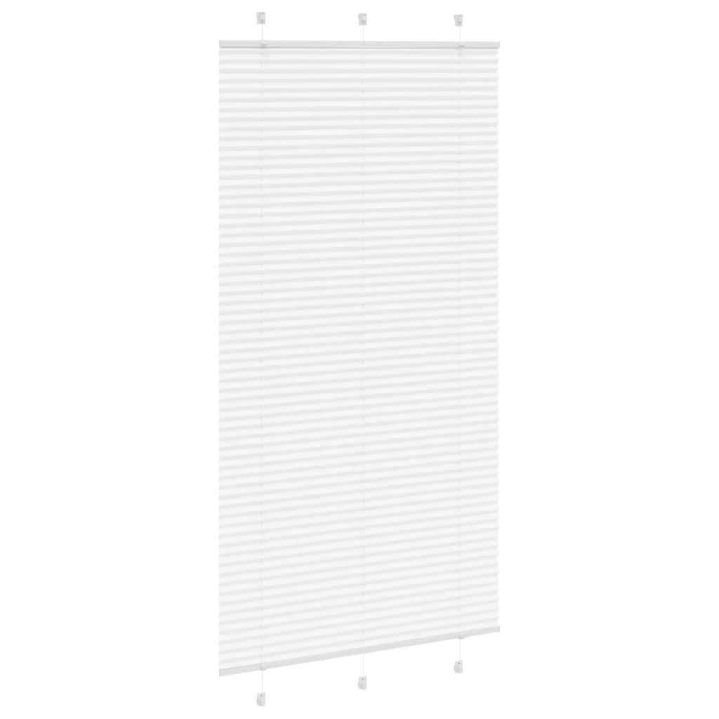 pleated blind white 110x200 cm fabric width 109.4 cm