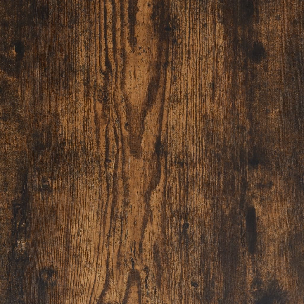 Šoninis staliukas su ratukais, dūminis, 55x60x78cm, mediena