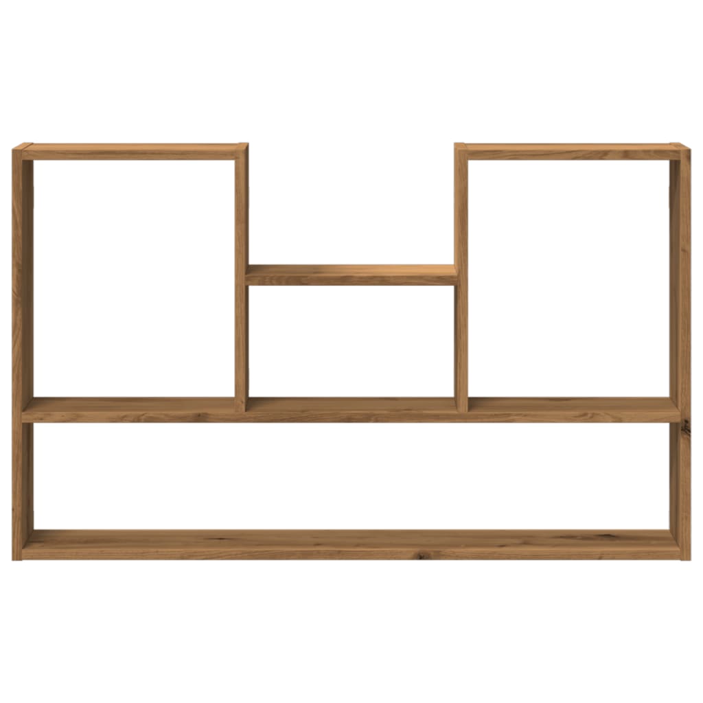 Wall shelf, artisan oak, 99x15x60cm, engineered wood