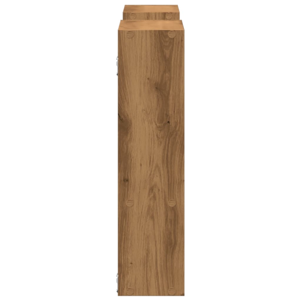 Wall shelf, artisan oak, 99x15x60cm, engineered wood