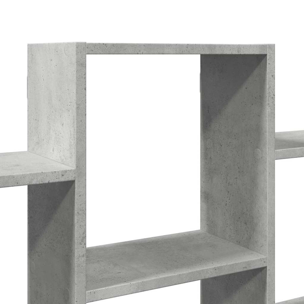 Wall shelf, concrete gray, 159x18x66cm, engineered wood