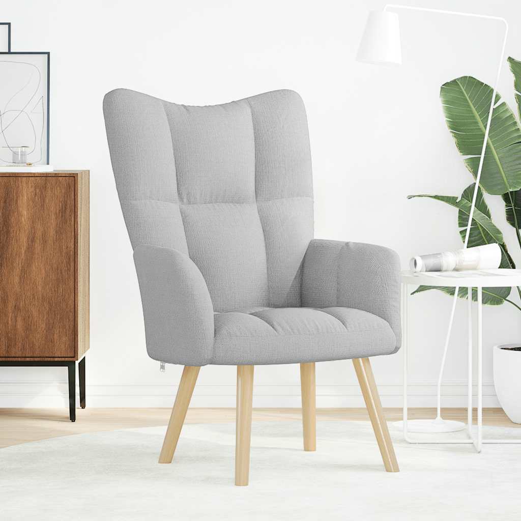 Atpalaiduojanti kėdė Cloud Grey Fabric