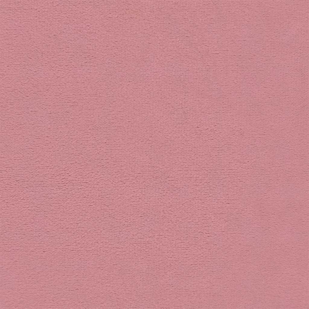 supama kėdė su taburete Pink Velvet