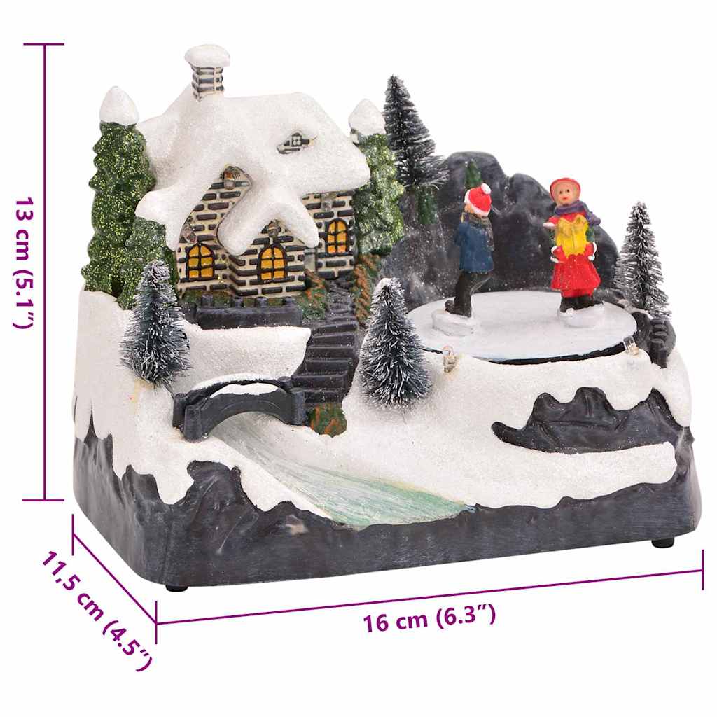 Kalėdų Kaimas SALO 16 x 11,5 x 13 cm Plastmasė Įvairiaspalvis