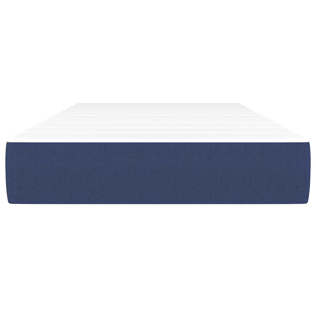 Sprung mattress for children, blue, 80x160cm, fabric