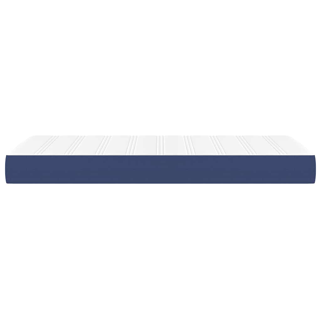 Sprung mattress for children, blue, 80x160cm, fabric
