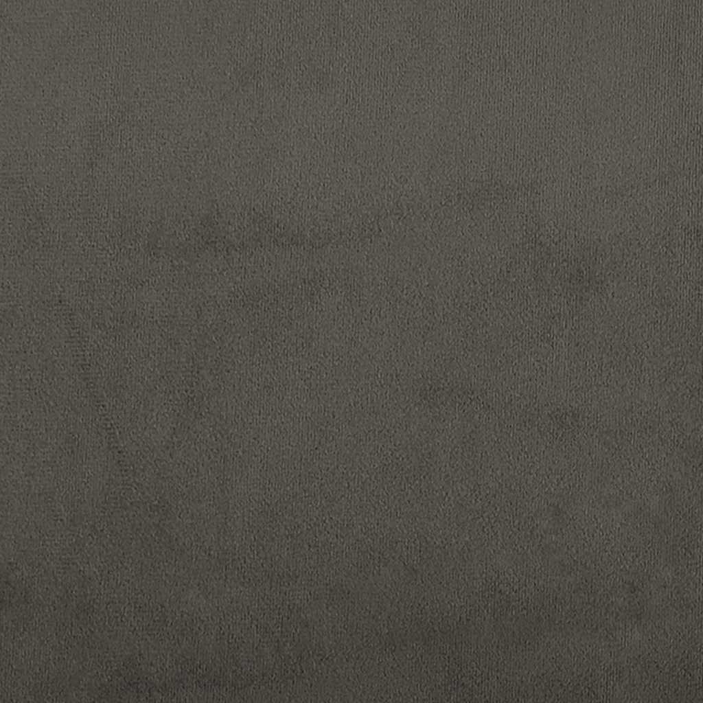 Spyruoklinis čiužinys vaikams, pilkas, 80x160cm, aksomas