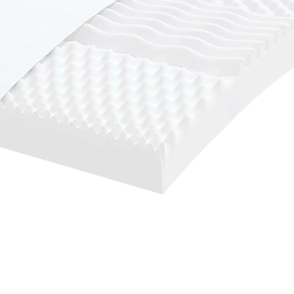 Foam mattress for children, white, 80x160cm, 20ILD firmness