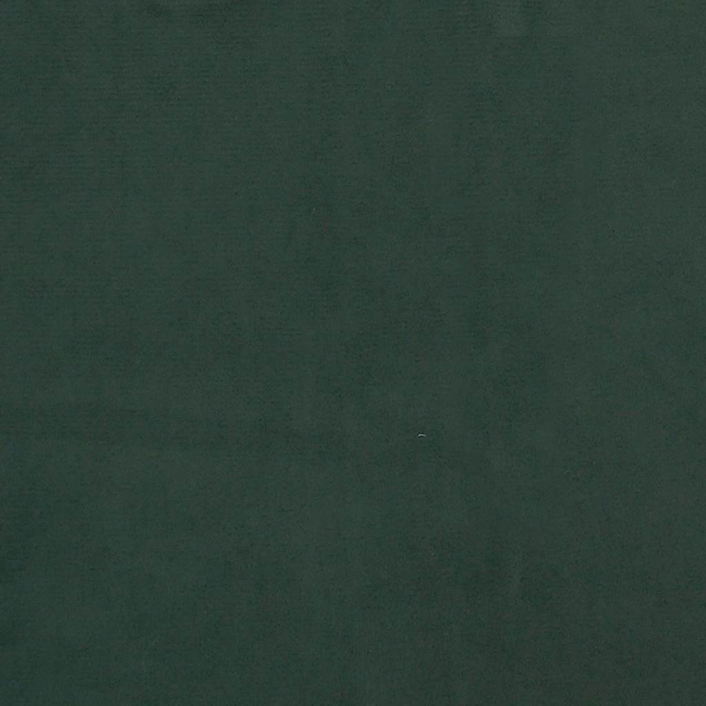 Spyruoklinis čiužinys, tamsiai žalias, 100x210x20cm, aksomas
