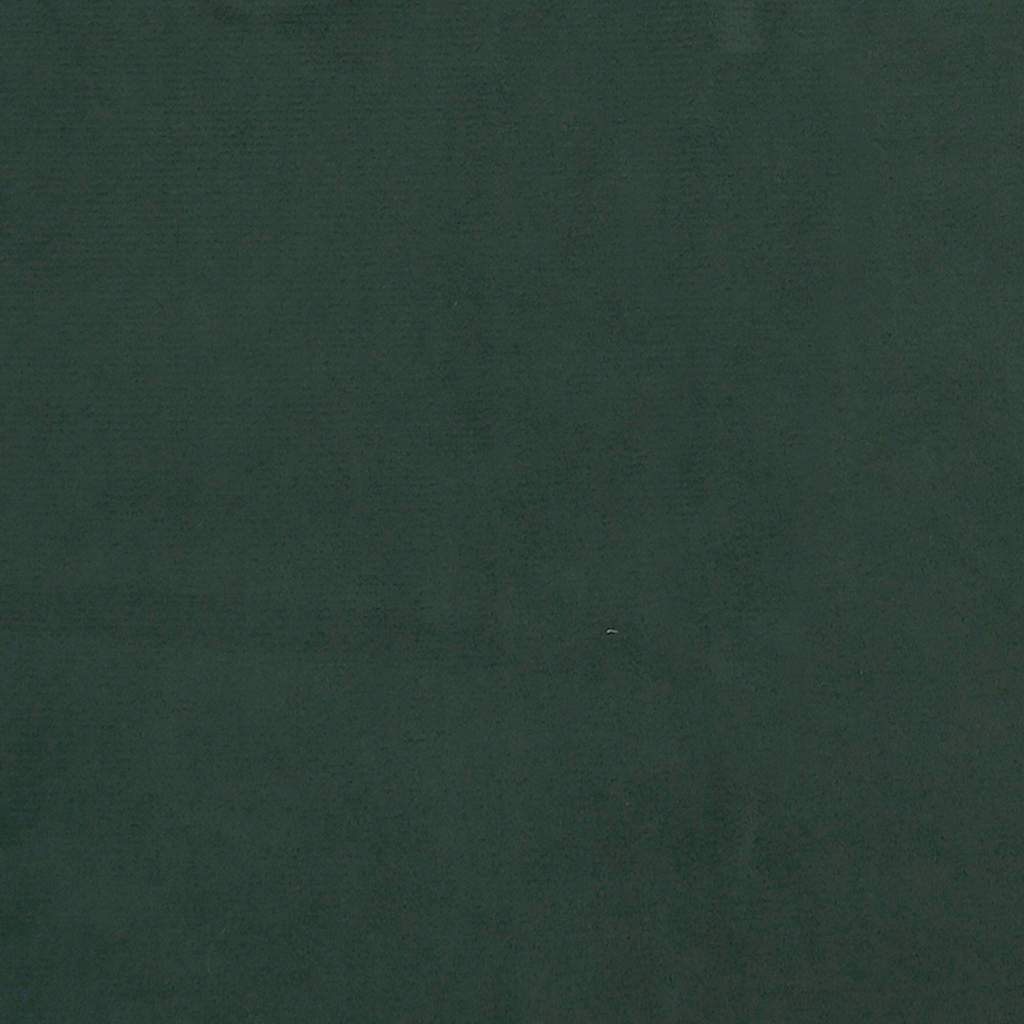 Spyruoklinis čiužinys, tamsiai žalias, 120x220x20cm, aksomas