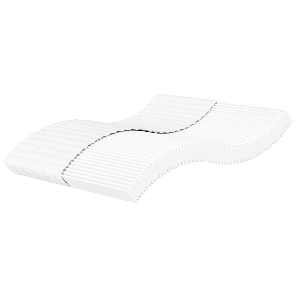 Foam mattress, white, 160x210cm, H2/H3 firmness