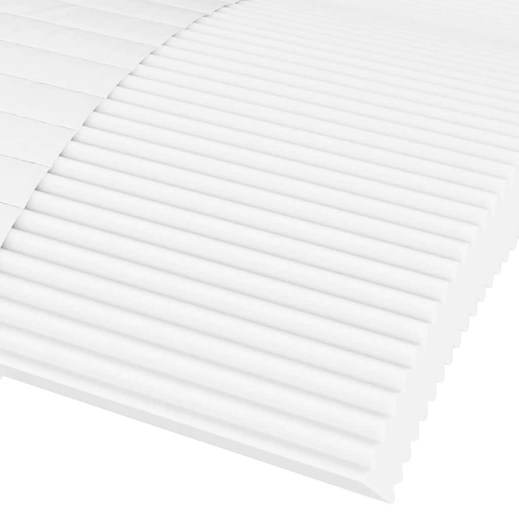 Foam mattress, white, 160x210cm, H2/H3 firmness