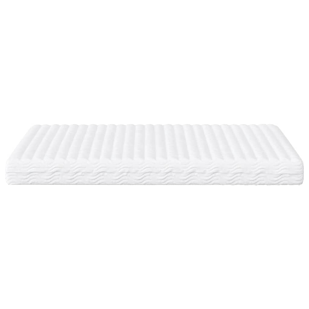 Foam mattress, white, 200x210cm, H2/H3 firmness
