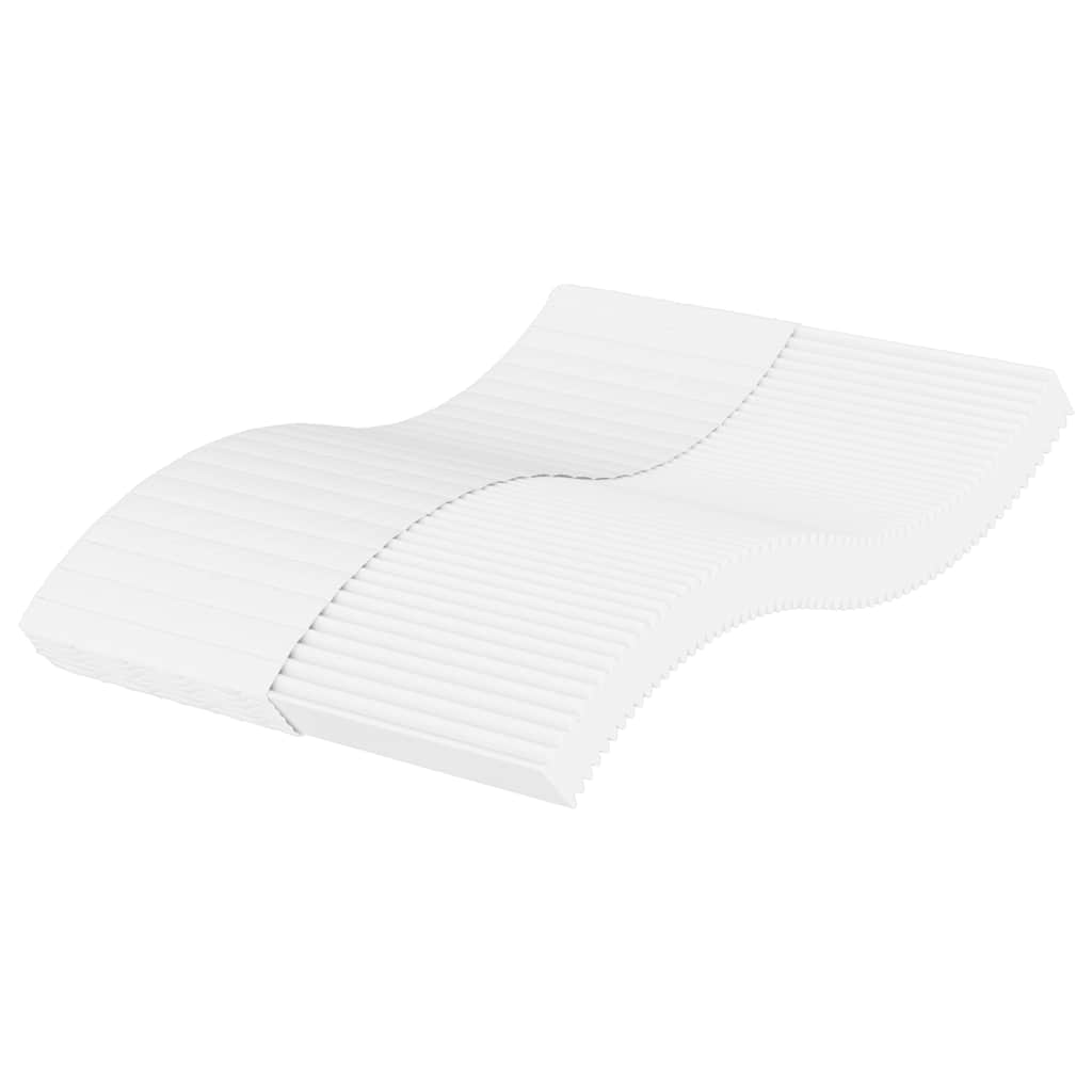 Foam mattress, white, 140x220cm, H2/H3 firmness