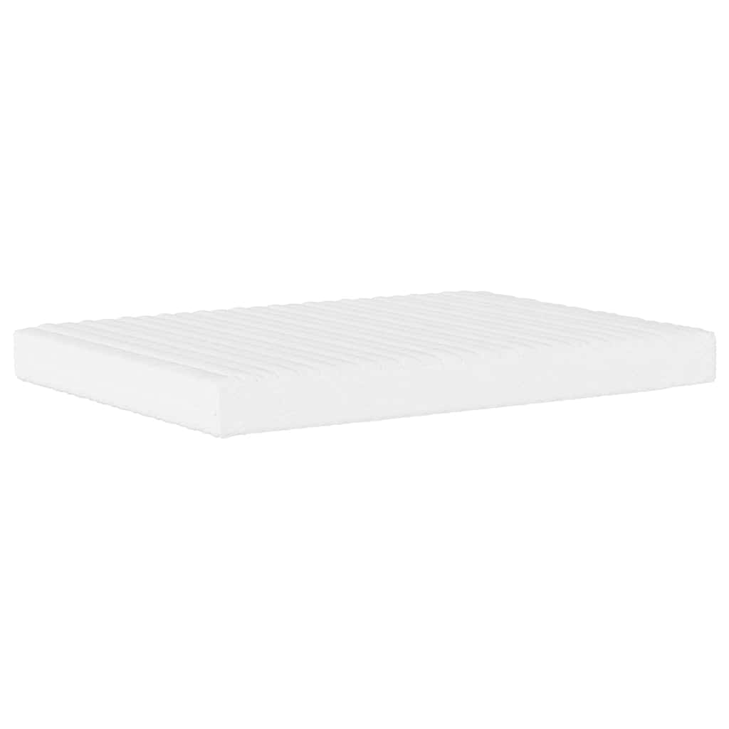 Foam mattress, white, 140x220cm, H2/H3 firmness