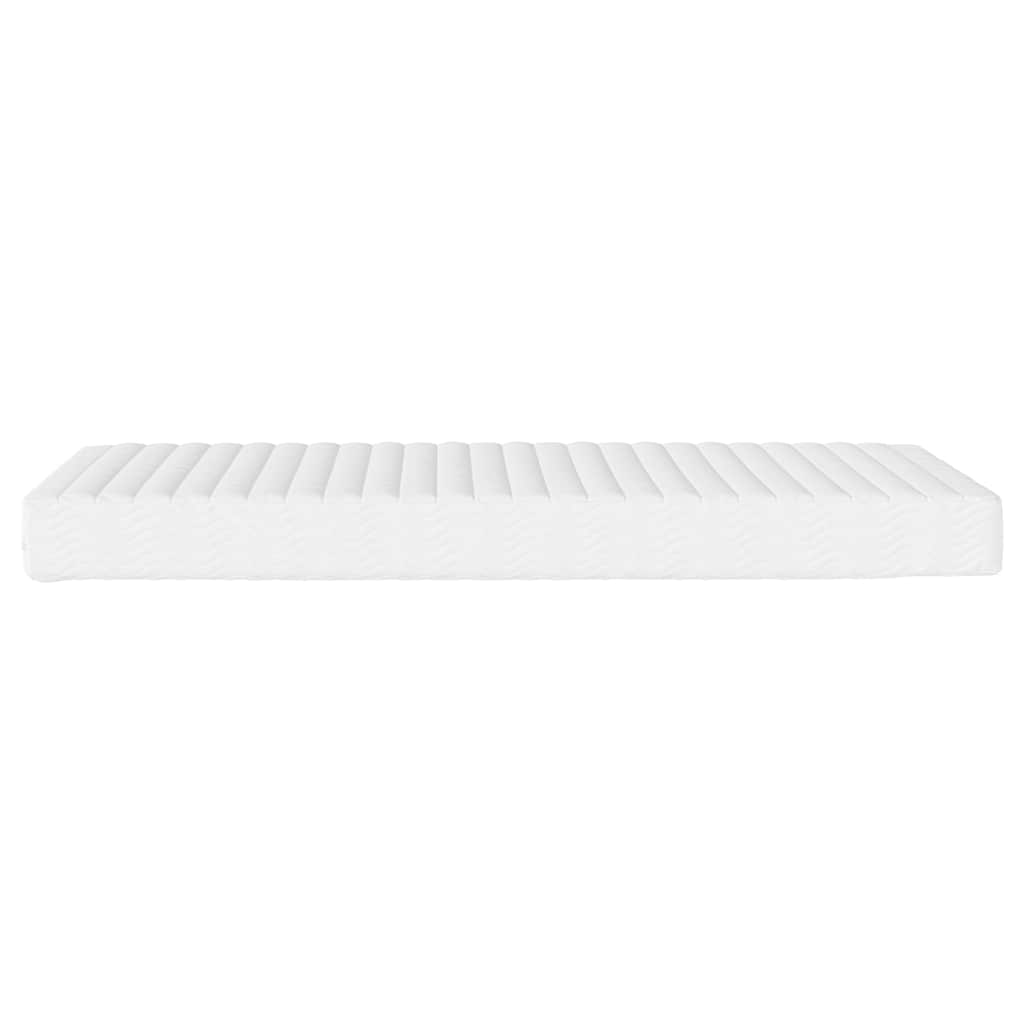 Foam mattress, white, 140x220cm, H2/H3 firmness