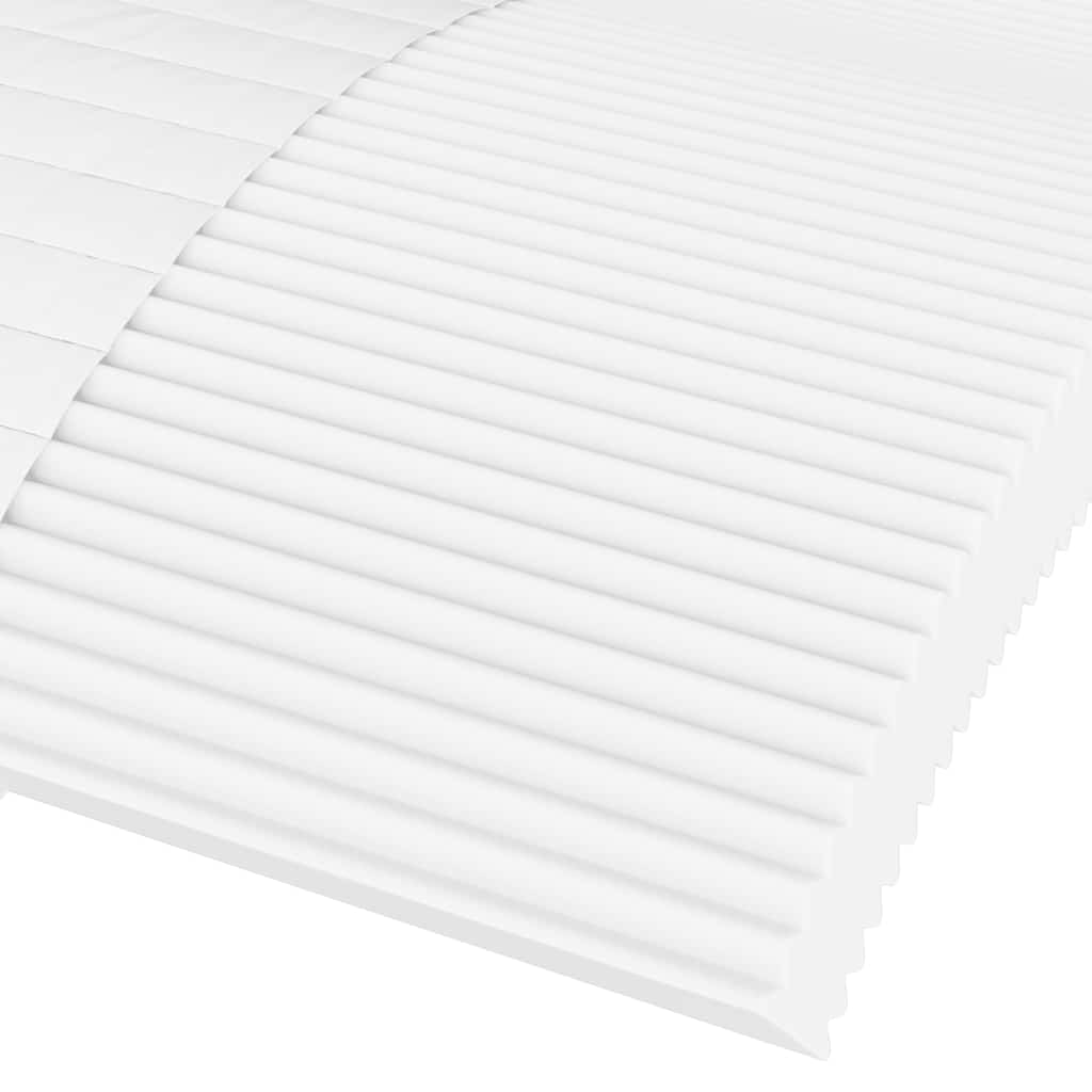 Foam mattress, white, 140x220cm, H2/H3 firmness