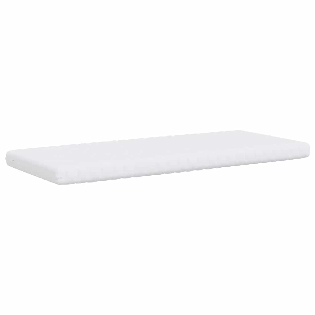 Foam mattress, white, 90x210cm, 20ILD firmness, 7-zone