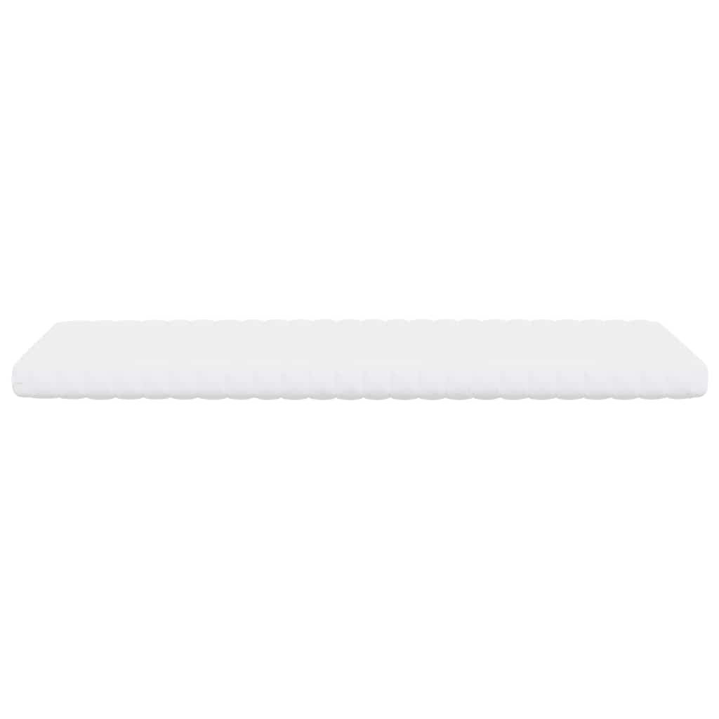 Foam mattress, white, 90x210cm, 20ILD firmness, 7-zone