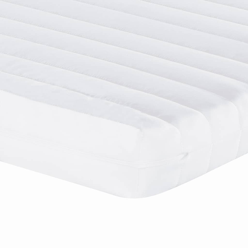 Foam mattress, white, 200x210cm, 20ILD firmness, 7-zone