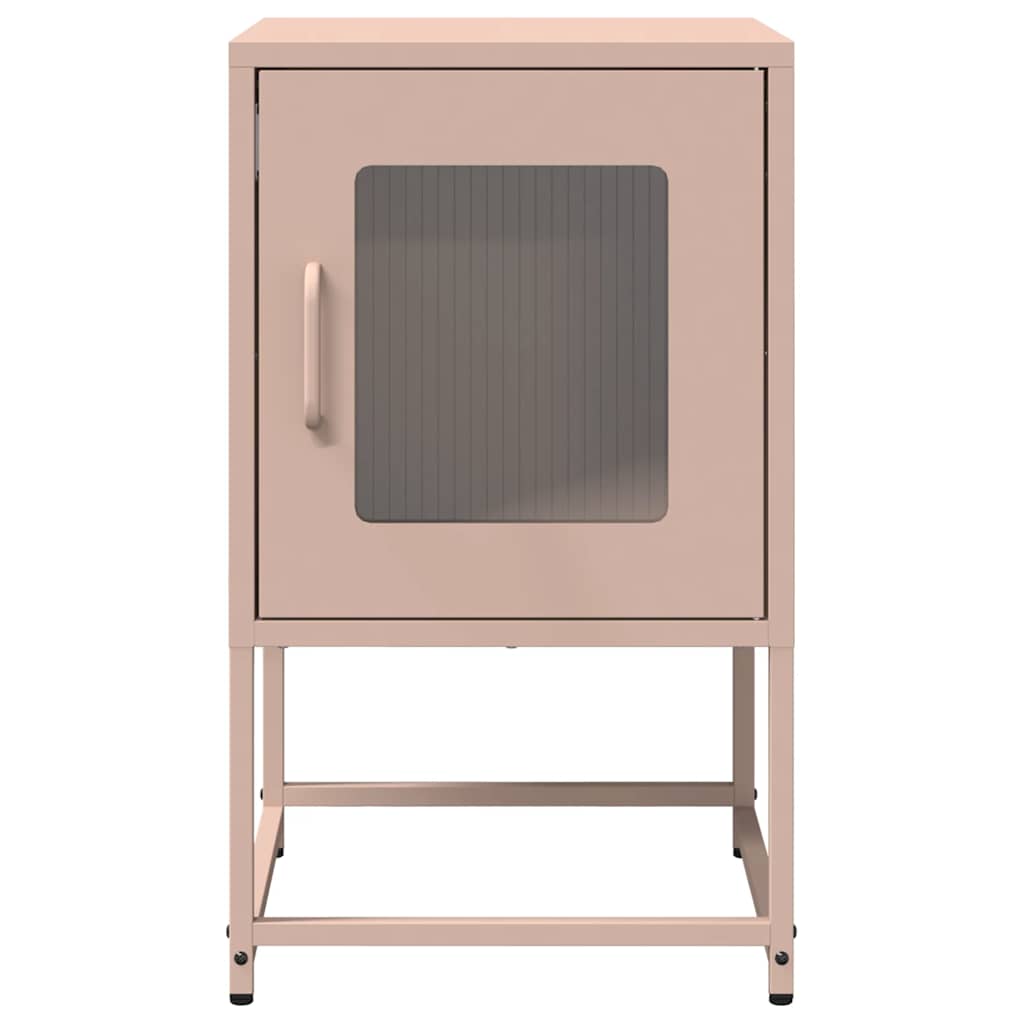 naktinė spintelė rožinė 36x39x60,5 cm šaltai valcuotas plienas