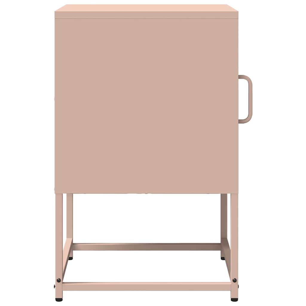 naktinė spintelė rožinė 36x39x60,5 cm šaltai valcuotas plienas
