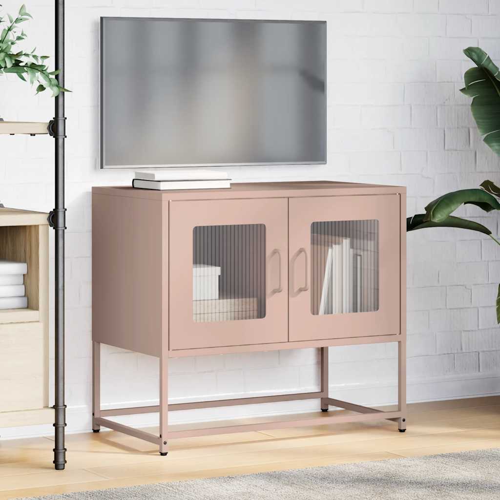 TV stand pink cold rolled steel
