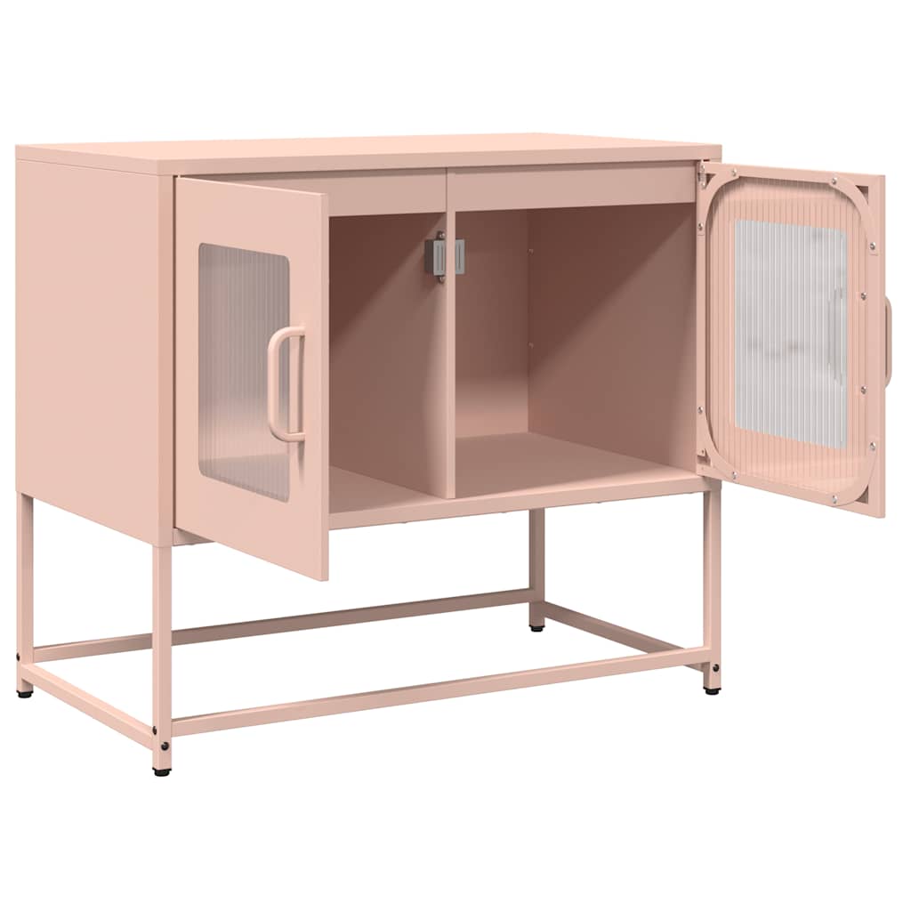 TV stand pink cold rolled steel