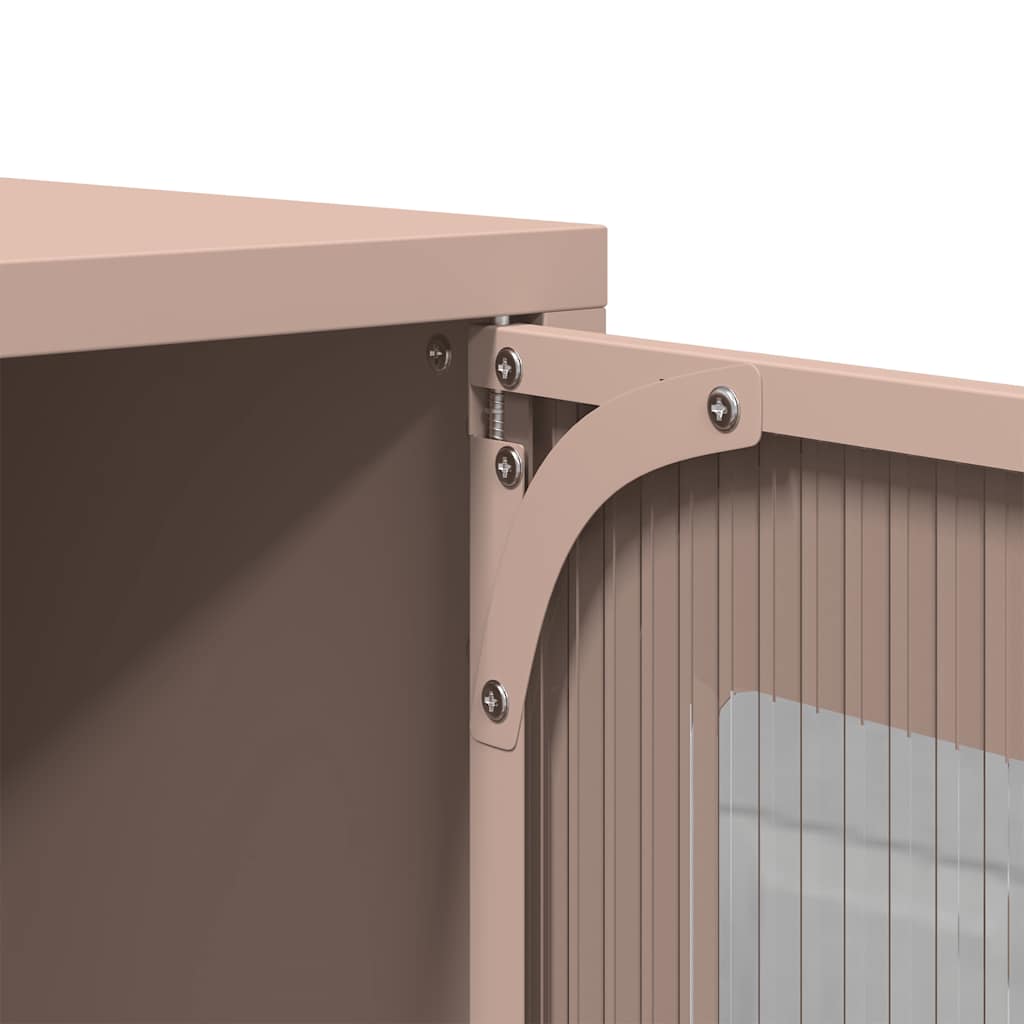 TV stand pink cold rolled steel
