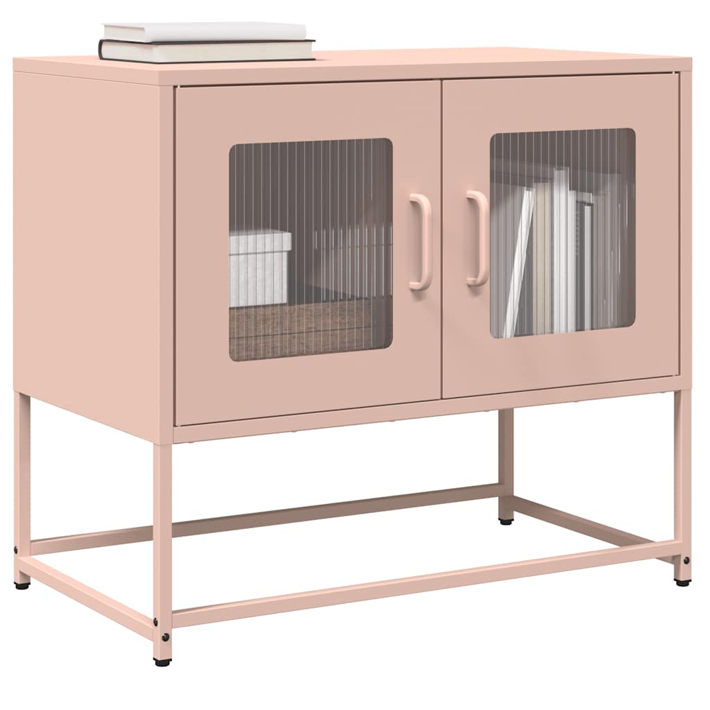 TV stand pink cold rolled steel