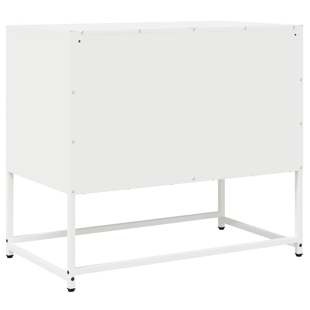 Televizoriaus spintelė, baltos, 68x39x60,5 cm, plienas