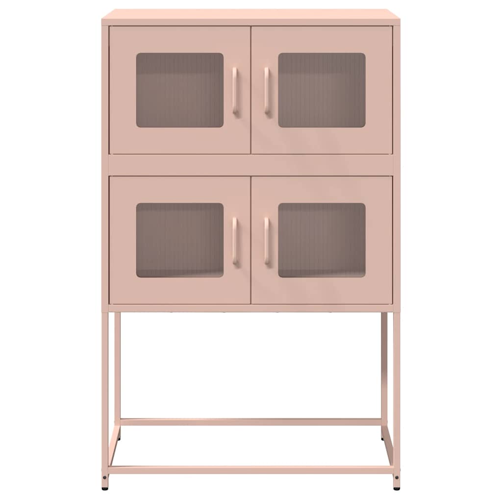 Highboard Pink 68x39x107 cm Plienas