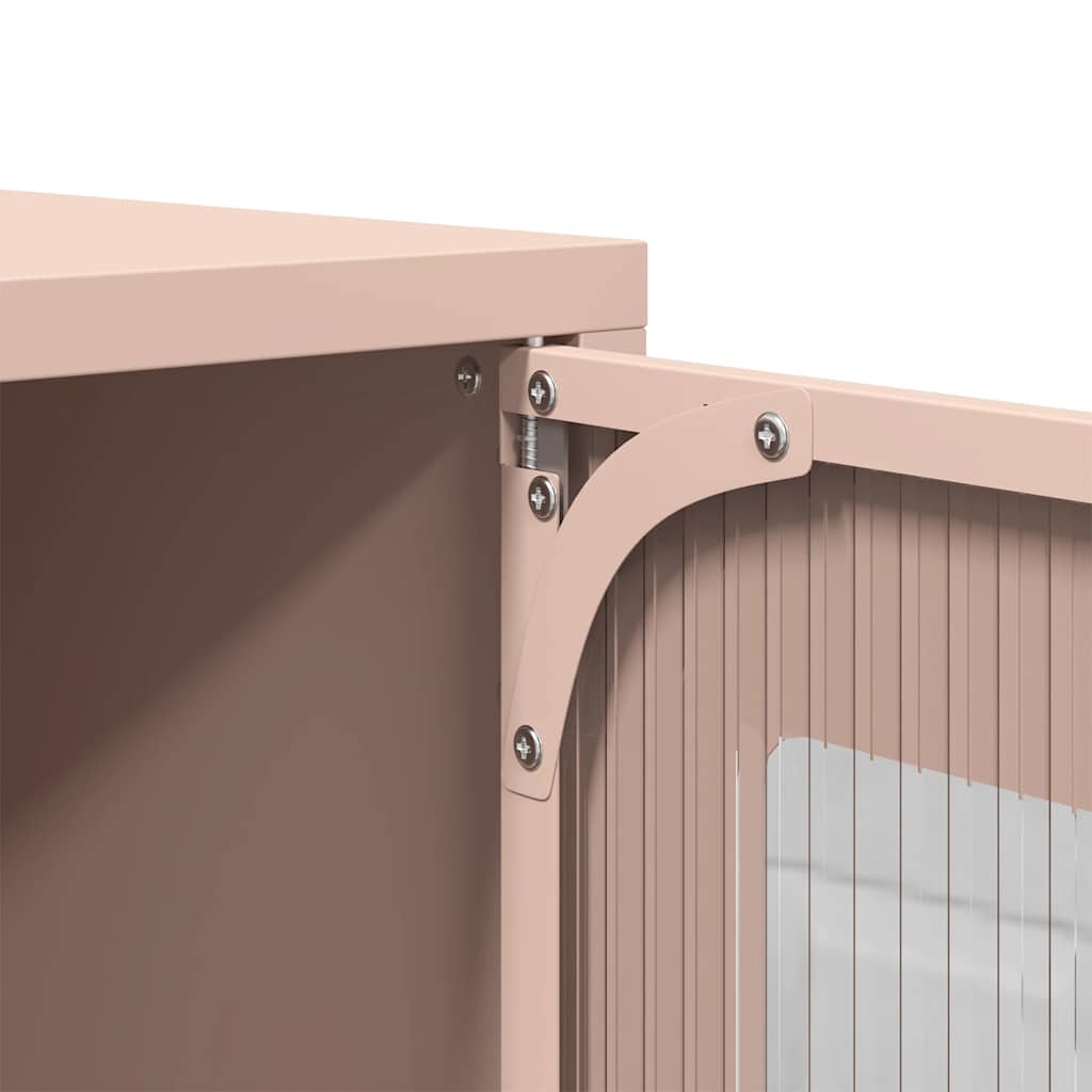 Highboard Pink 68x39x107 cm Plienas