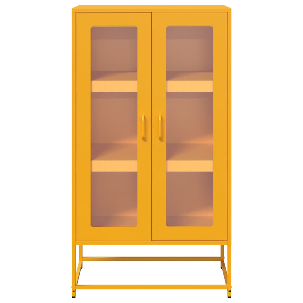 Skaists Garstītes dzeltenā krāsā 68x39x123 cm Tērauds