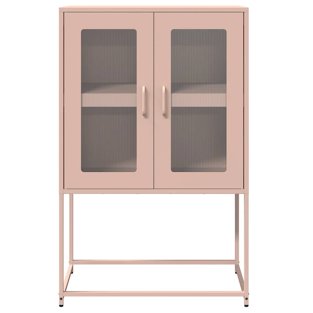 Highboard Pink 68x39x107 cm Plienas