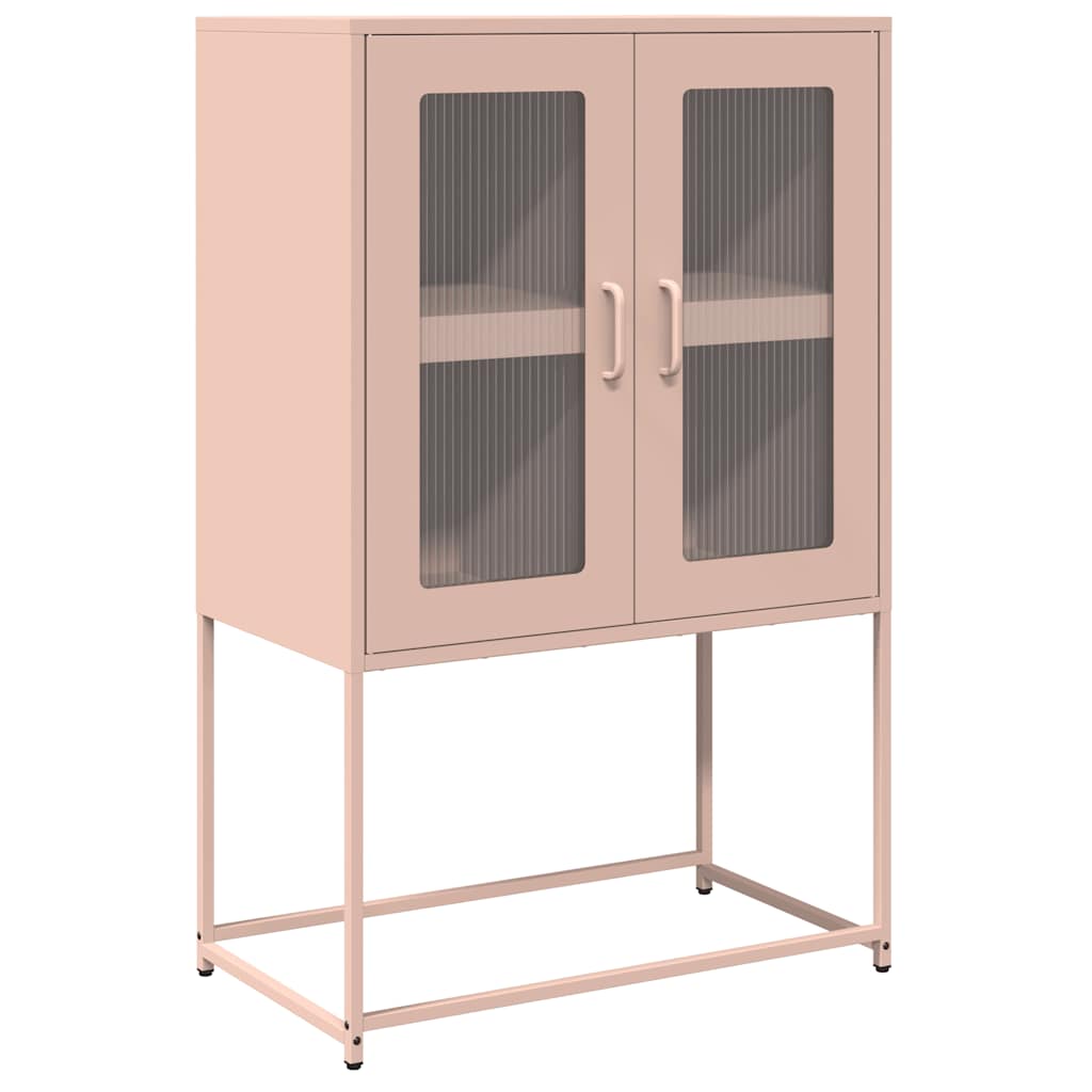Highboard Pink 68x39x107 cm Plienas