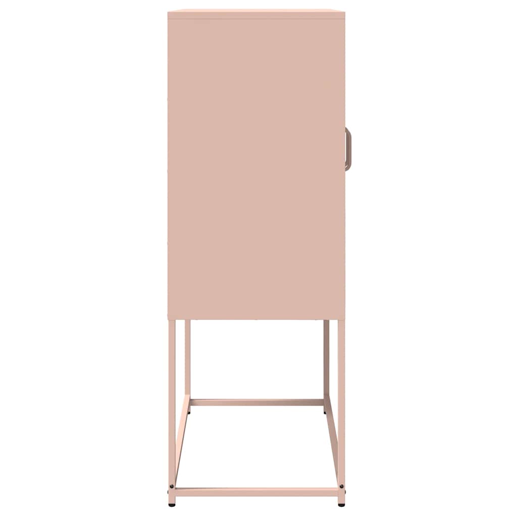 Highboard Pink 68x39x107 cm Plienas