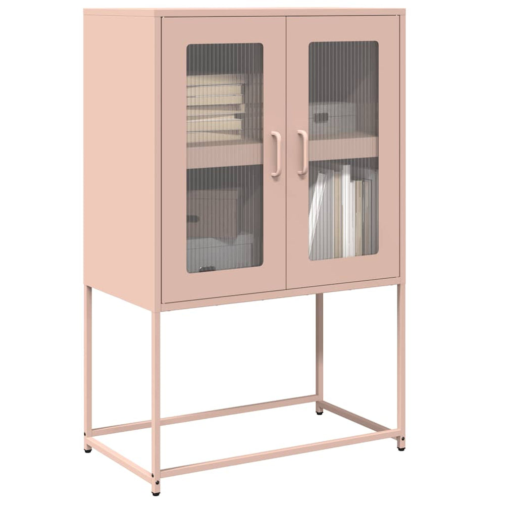 Highboard Pink 68x39x107 cm Plienas