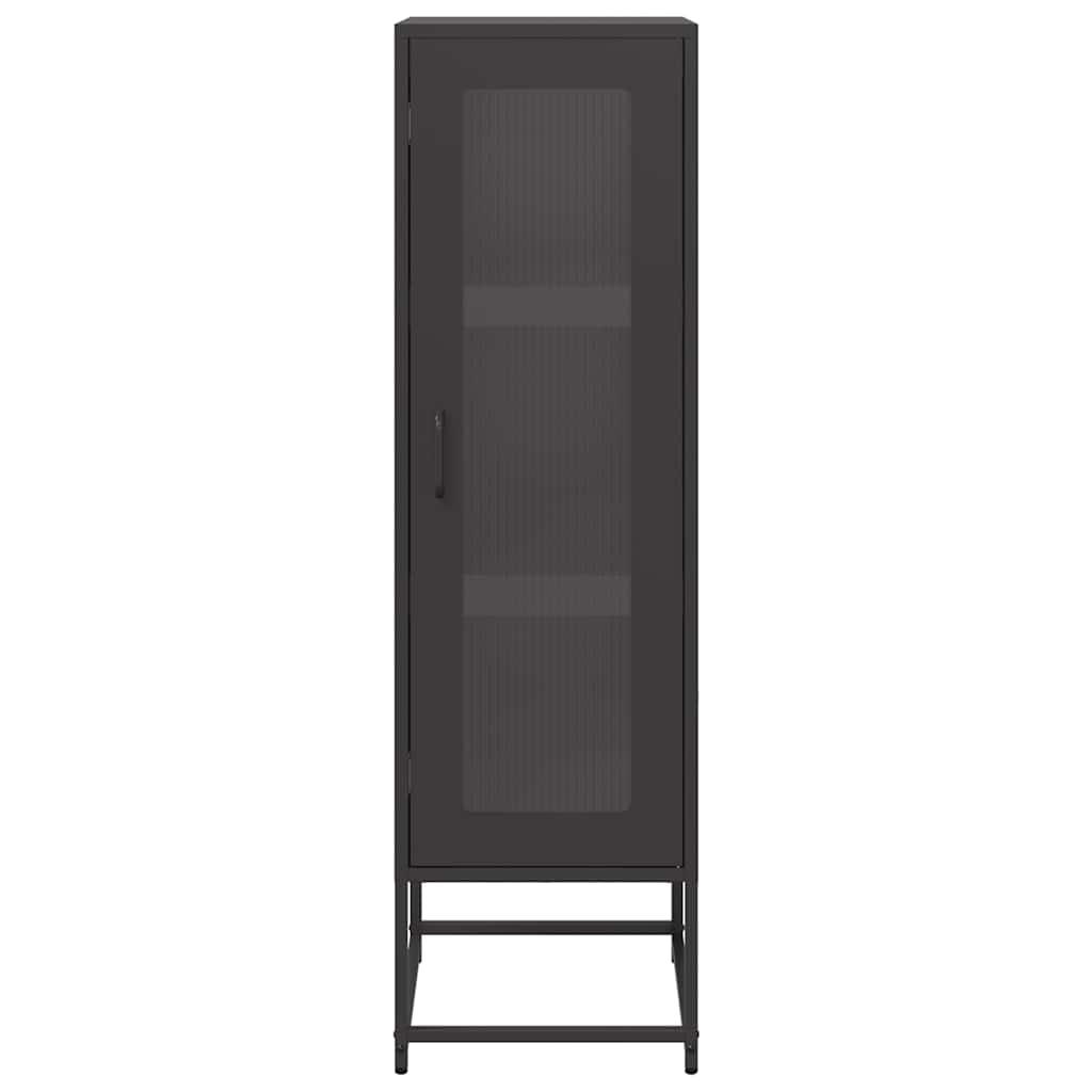 Highboard Black 36x39x123 cm Šaltai valcuotas plienas