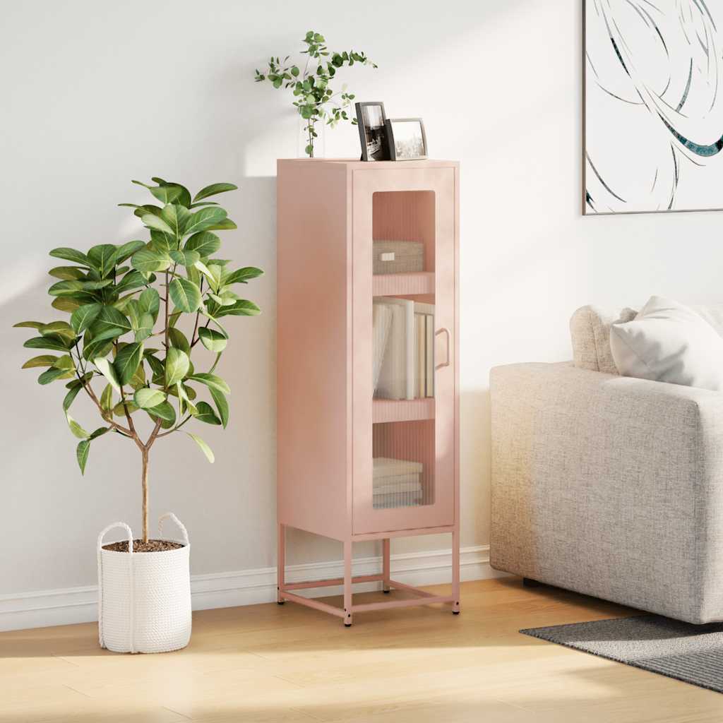 Highboard Pink 36x39x123 cm Šaltai valcuotas plienas