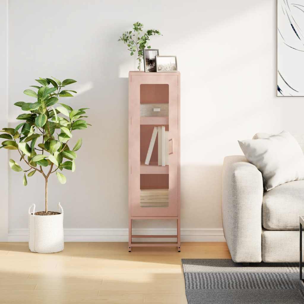 Highboard Pink 36x39x123 cm Šaltai valcuotas plienas