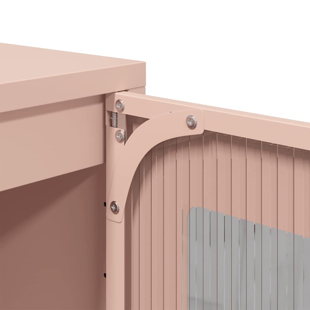 Highboard Pink 36x39x123 cm Šaltai valcuotas plienas