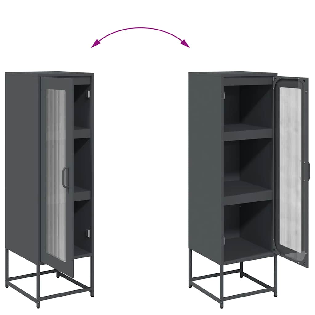 Highboard Antracito 36x39x123 cm šaltai valcuotas plienas