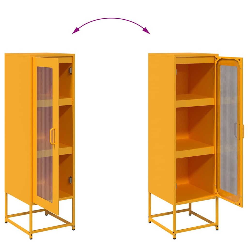 Highboard Garstyčių geltona Šaltai valcuotas plienas