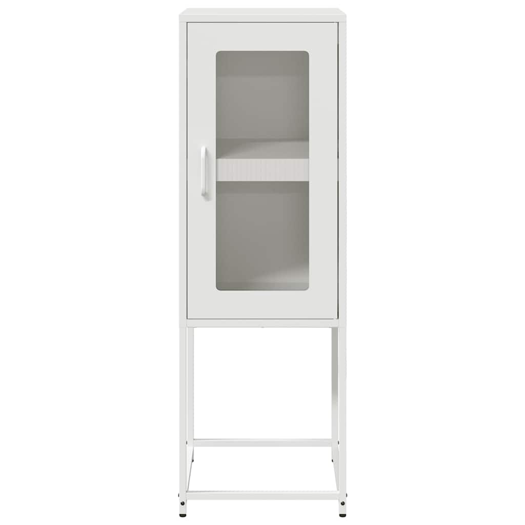 Sideboard White 36x39x107 cm Cold rolled steel